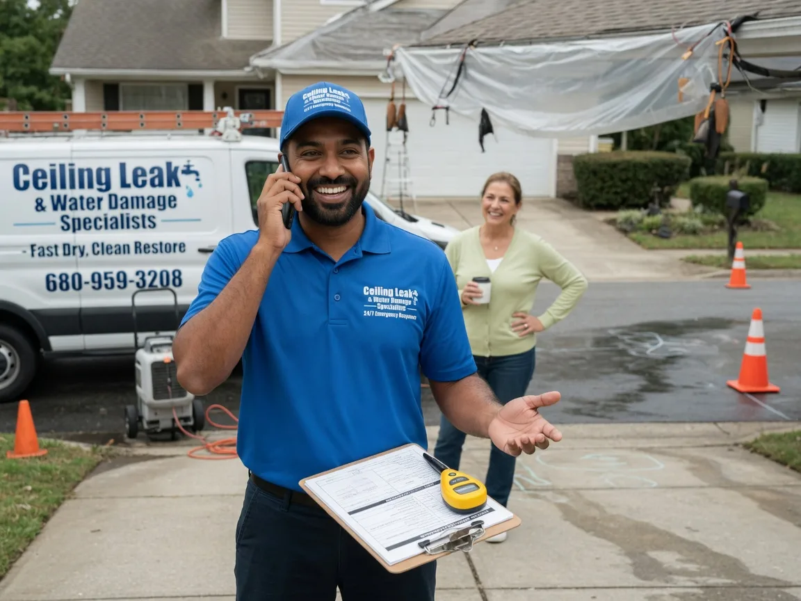 Ceiling Leak Cleanup New Lisbon, IN FAQs